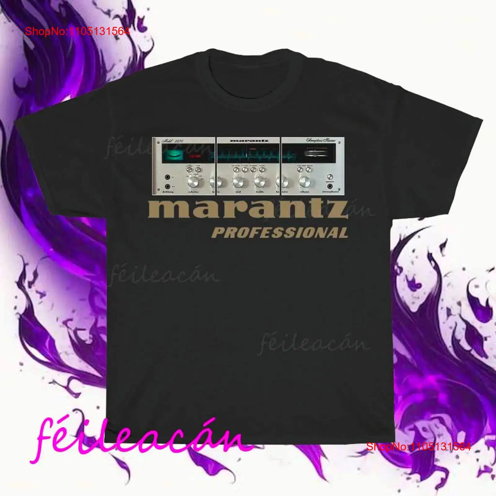 Streetwear Brand Vintage - 새로운 마란츠 앰프 로고 아메리칸 티셔츠