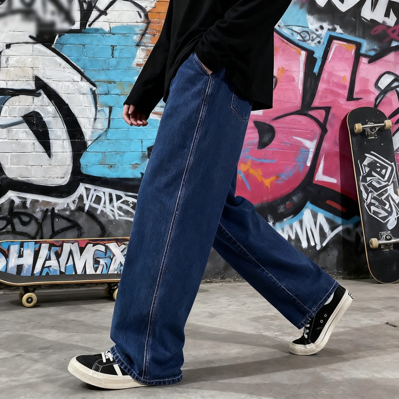 2026 신상 스트리트웨어 루즈핏 청바지 남성용 한국  - Streetwear Brand Denim 리뷰 및 가격